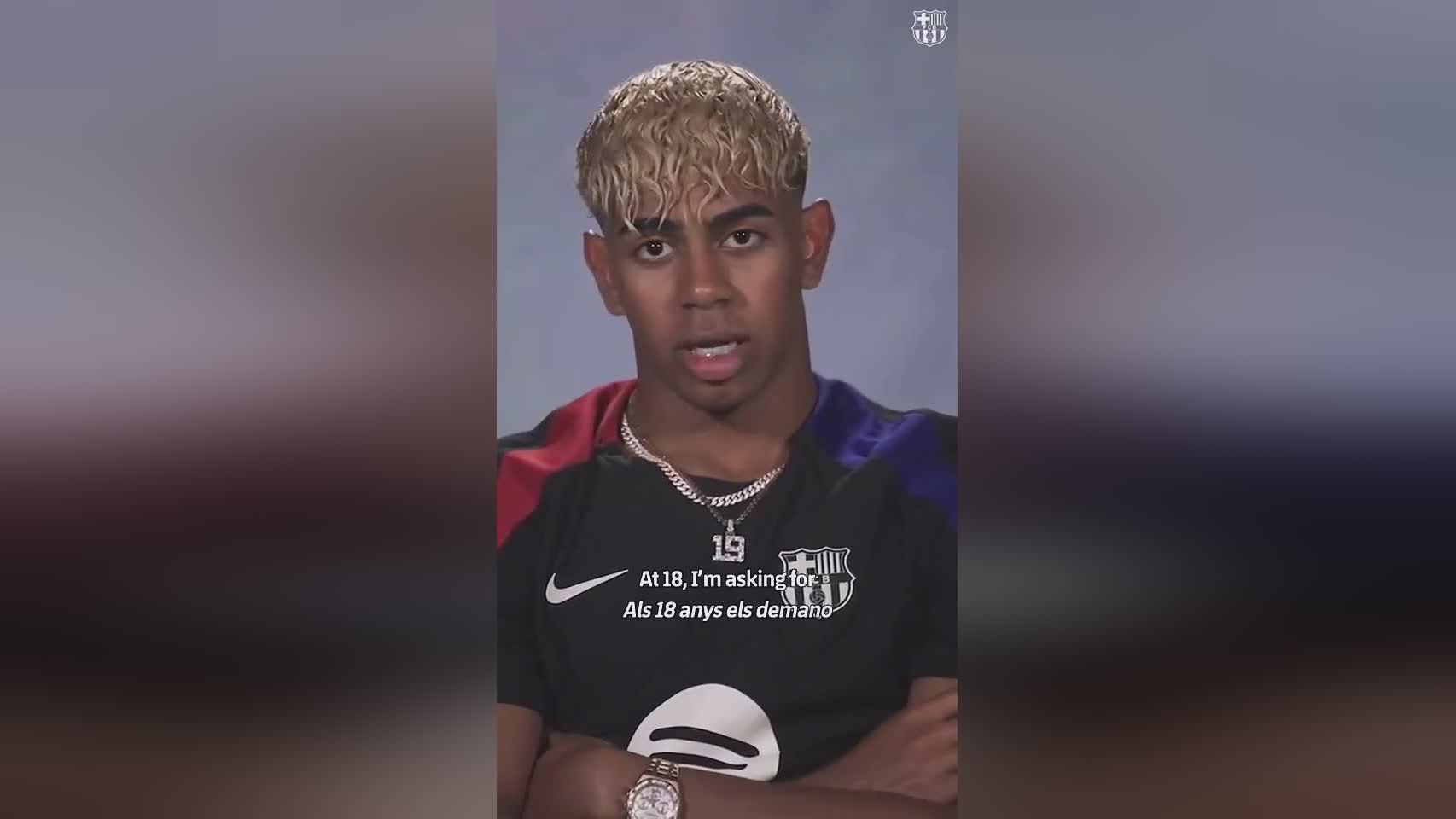 亞馬爾談生日愿望清單：將歐冠獎杯帶回巴薩，同時全力爭取世界杯